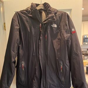 Mens Black North Face Summit Series Waterproof Insulated Jacket 2XL